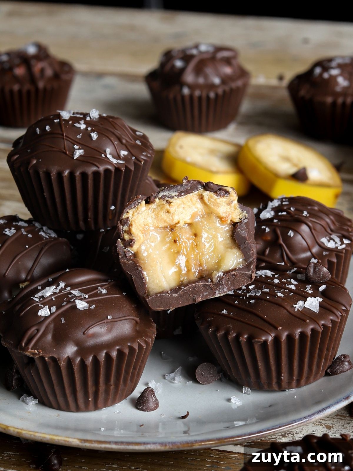 Frozen Banana Chocolate Protein Bites Recipe 9 Delicious Protein Banana Chocolate Bites