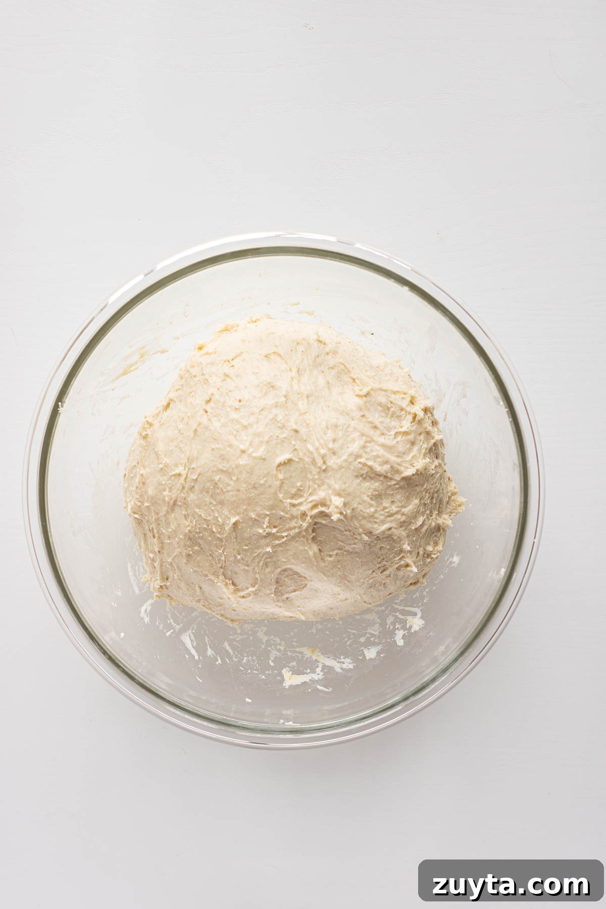 Make Sourdough Sandwich Bread in One Day 8 Dough during bulk rise.