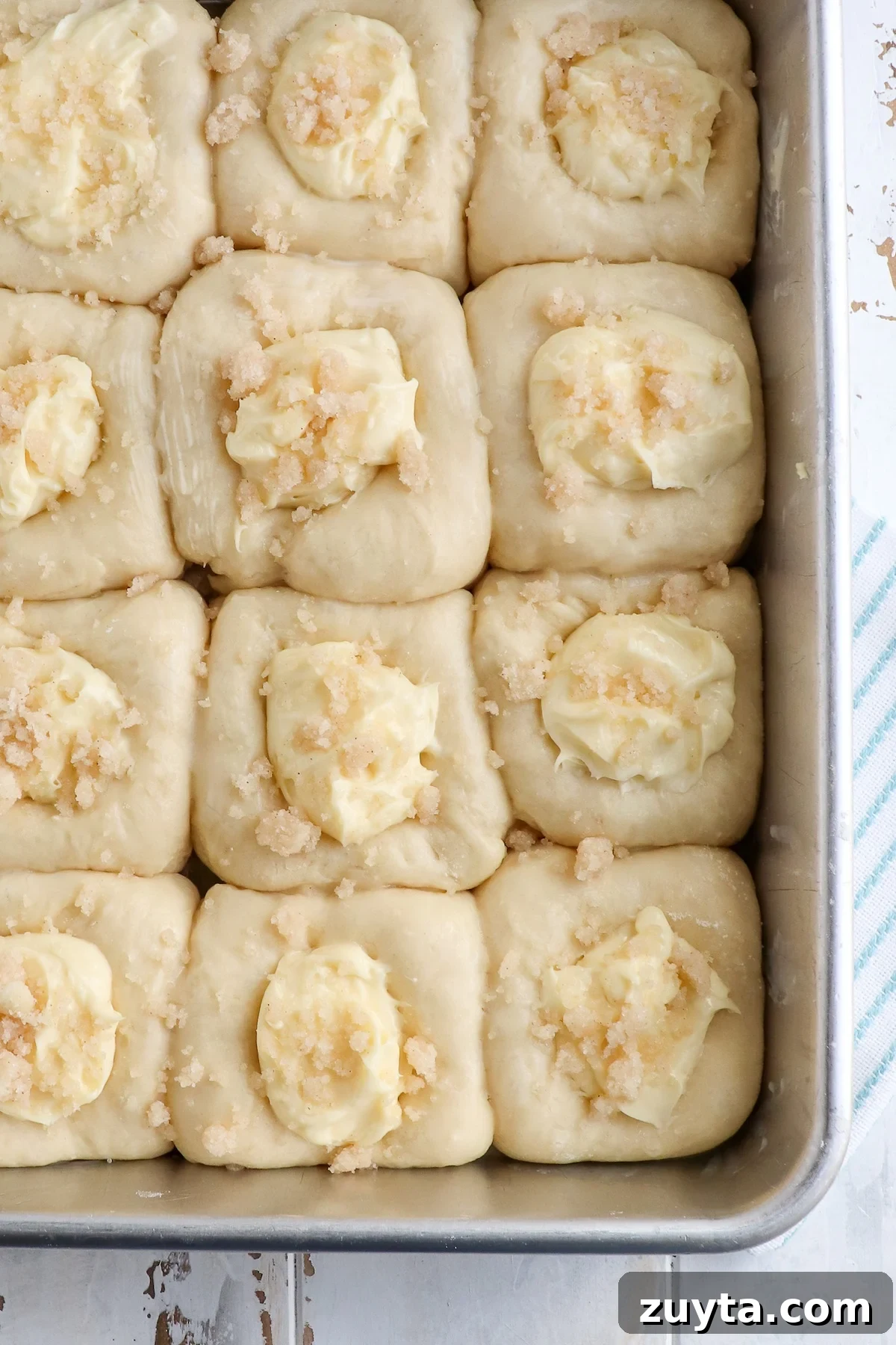 unbaked cream cheese kolaches