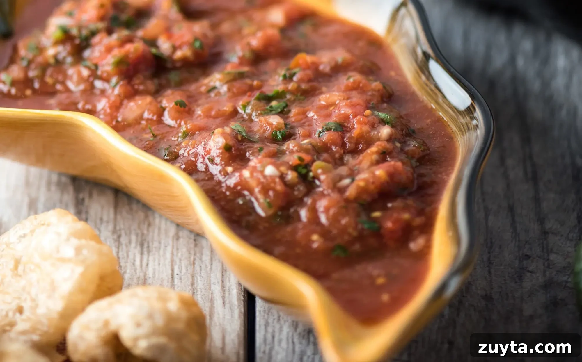 Smoky Chipotle Salsa Recipe for Tacos and Dips 9 Salsa closeup