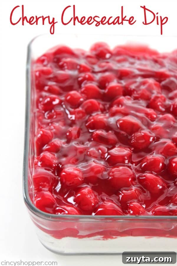 Creamy Berry Cheesecake Salad Recipe 11 Cherry Cheesecake Dip photo