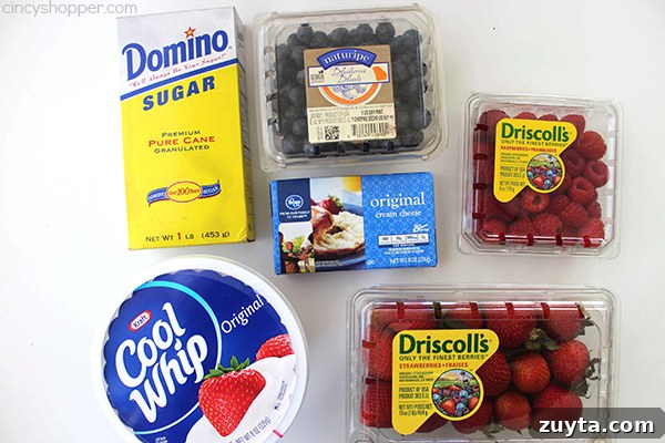 Creamy Berry Cheesecake Salad Recipe 5 Berry Cheesecake Salad ready to serve