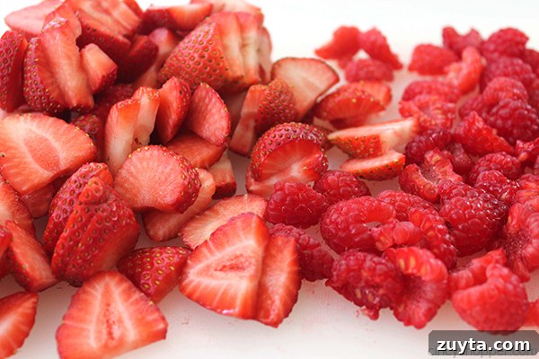 Creamy Berry Cheesecake Salad Recipe 7 Mixing Berry Cheesecake Salad