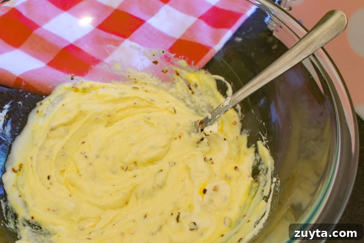 Creamy Ricotta Carbonara Pasta Recipe 3 Ricotta cheese and eggs in bowl with fork