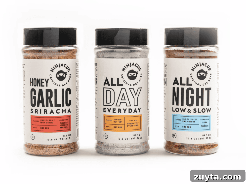 Rub selection for grilling