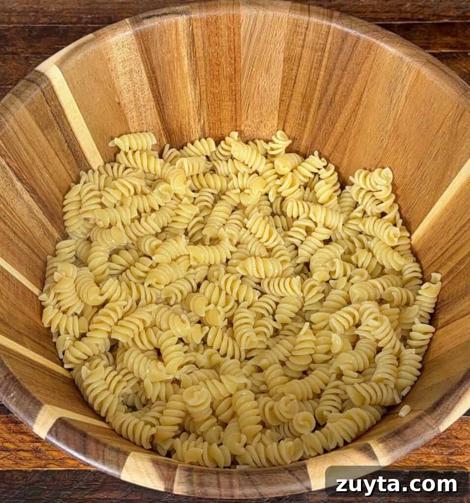 Cooking pasta