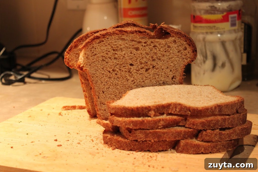 Loaf texture and slice
