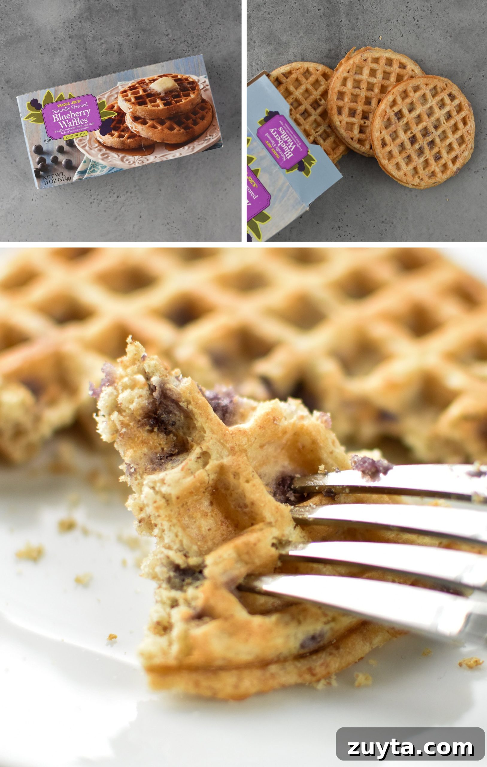 10 Trader Joe's Foods to Cook in Your Air Fryer 13 blueberry waffles made in the air fryer