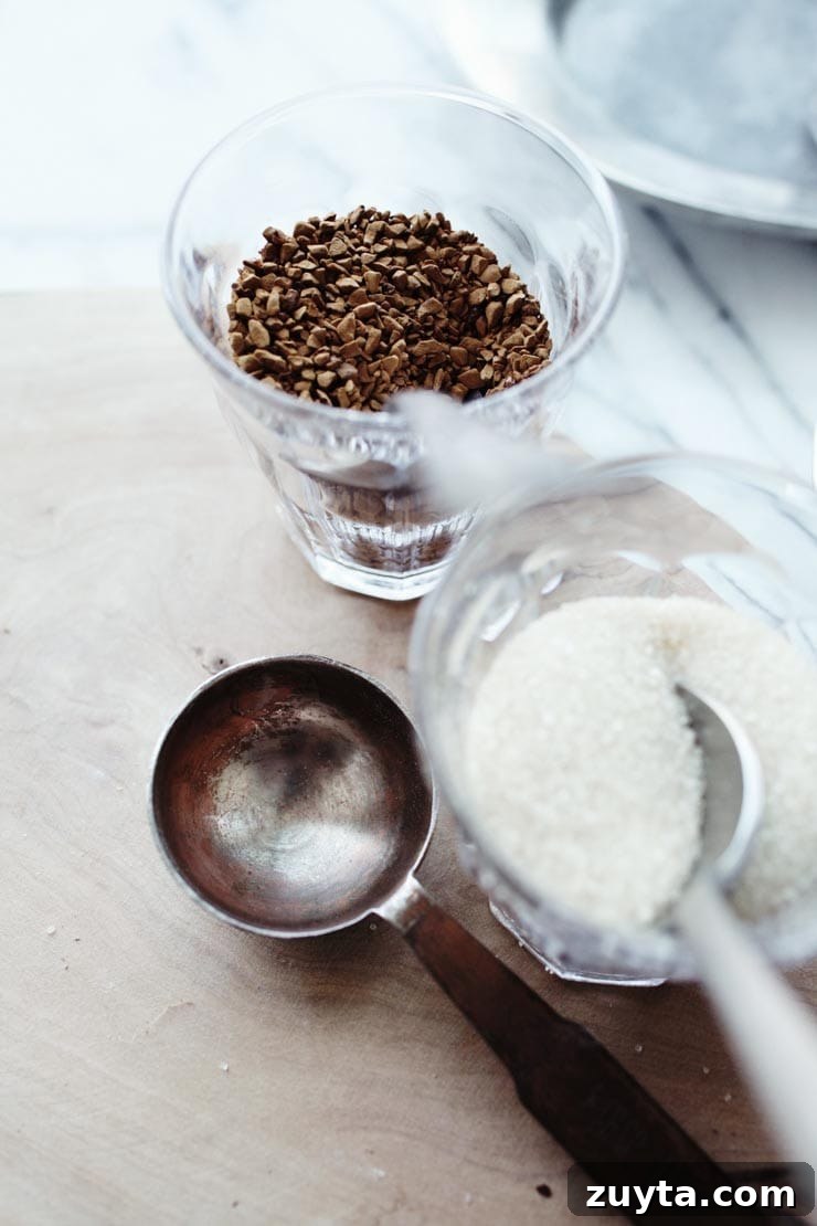 How to Make Dalgona Coffee: Whipped Instant Coffee 4 Instant coffee and sugar for whipped coffee recipe