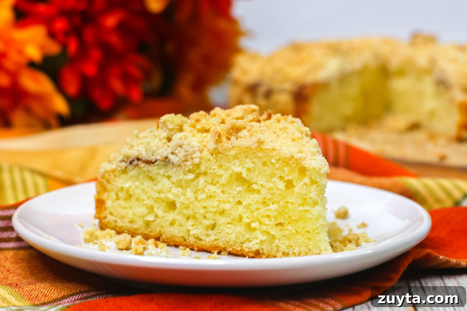 Pumpkin Spice Coffee Cake with Cinnamon Streusel 2 Pumpkin Spice Coffee Cake slice