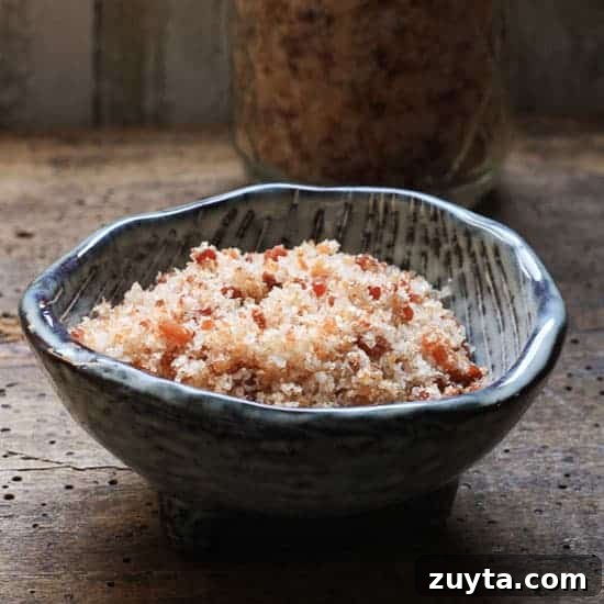 Bacon Salt: How to Use It, Recipe Ideas and Flavor Pairings 10 A small bowl of bacon salt