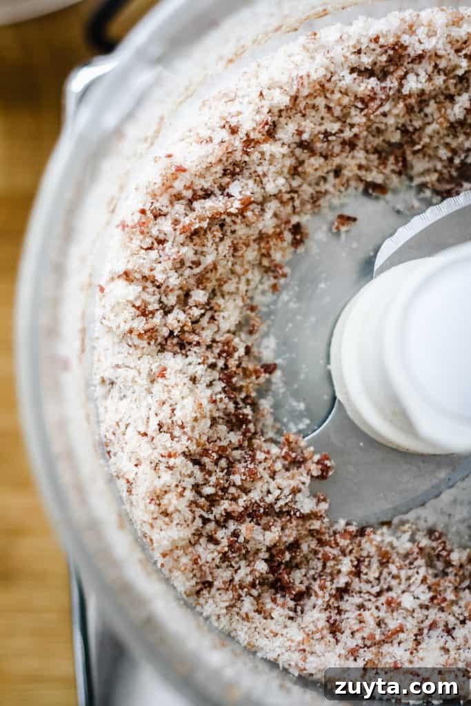 Bacon salt in a food processor