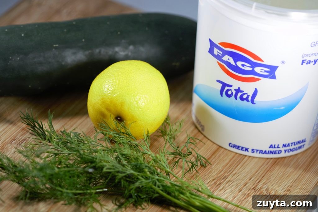 Authentic Greek Tzatziki Sauce: Creamy Yogurt-Dill Dip 2 taziki sauce