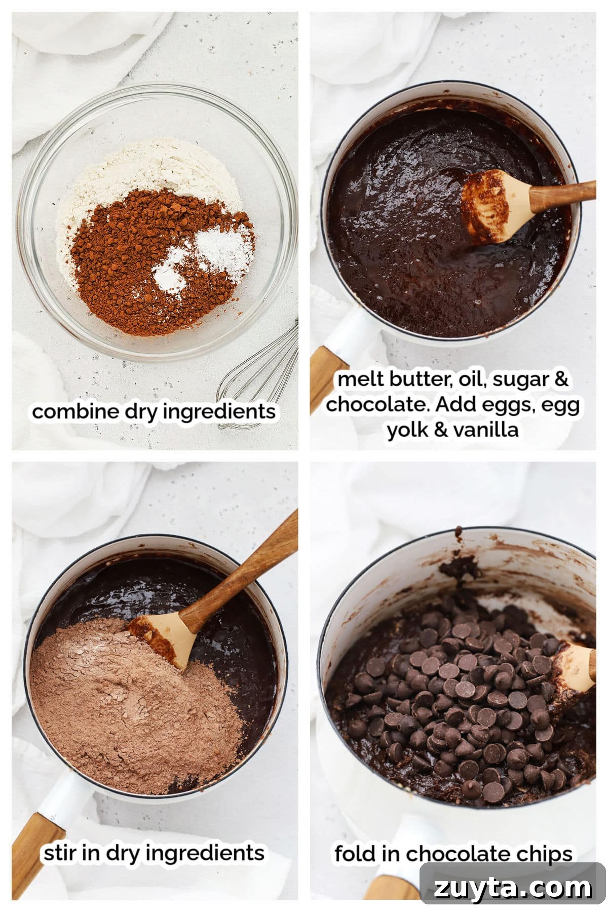Fudgy Gluten-Free Marshmallow Brownies Recipe 4 making gluten-free marshmallow brownies step by step