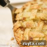 French Apple Custard Pie