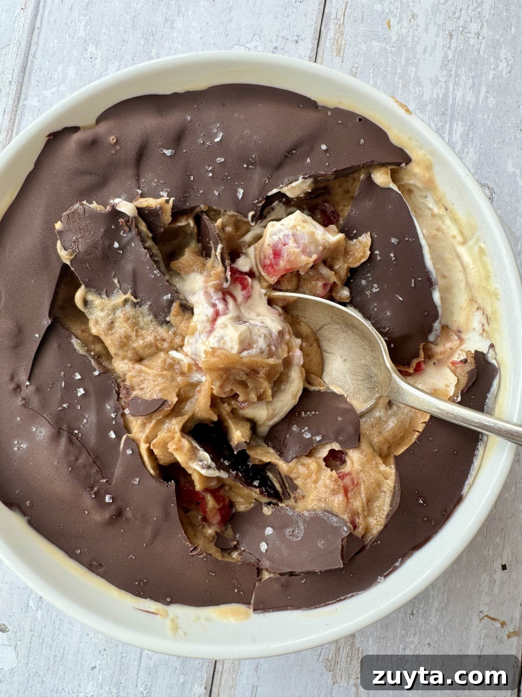 Caramelized Date Sauce Recipe 2 PEANUT BUTTER AND YOGURT BOWL WITH DATE CARAMEL.